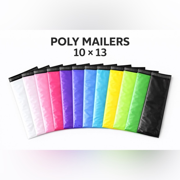 Other - 20 ct 10x13 Poly Mailers Assorted Colors Waterproof Shipping